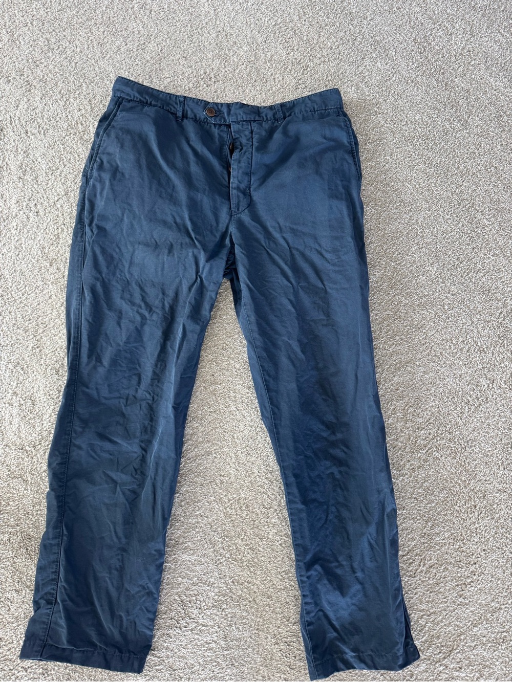 Officine Generale cotton/linen chino